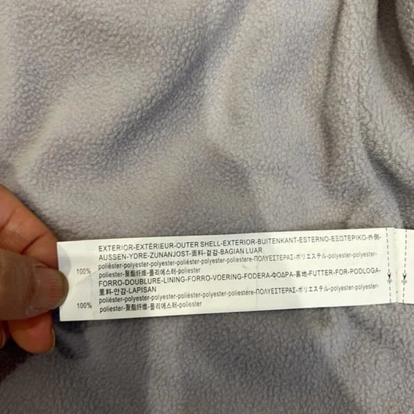 Zara girl light grey hooded puffer jacket-size 13-14 - Picture 7 of 8